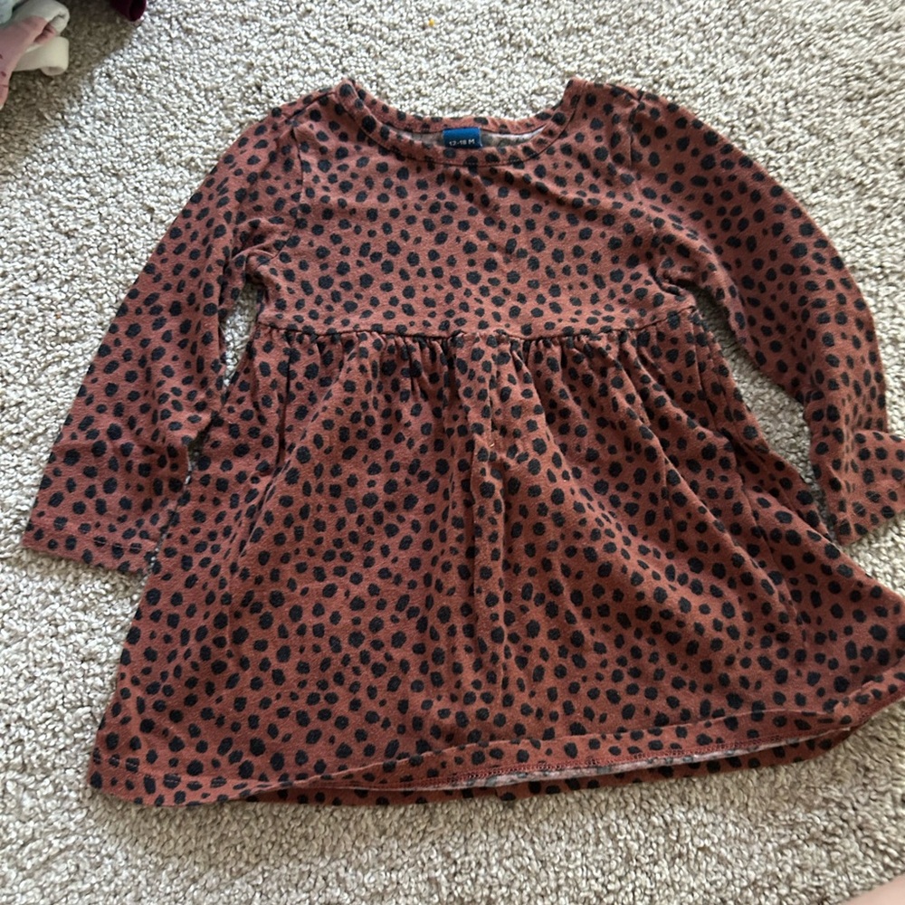 Old Navy 12-18 Month Cheetah Print Dress